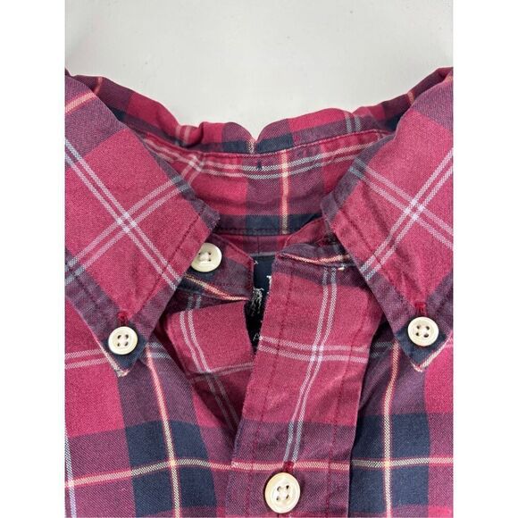POLO By RALPH LAUREN BLAKE Shirt Long Sleeve Large Plaid DISTRESSED Read - Picture 8 of 9